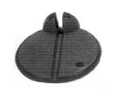 Nippelspanner Rund aus Polyamid schwarz, 3,4 mm