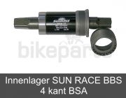 Sunrace Innenlager BBS-15 Lnge 127 mm BSA Cartridge 4-Kant Tretlager