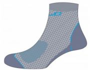 XLC MTB Socke Merino CS-L01 grau/blau Gr. 47 - 49