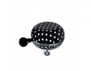 Basil Ding-Dong Glocke Polka Dot black/white dots,  80mm