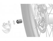 Adapter Thule fr Nabenschaltungssysteme Shimano 3/8 x 26